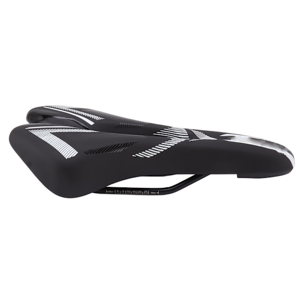 Sykkelstol Mountainbike-sete Memory Foam-pute Tykkere hul Komfort-sykkelsete Hvit