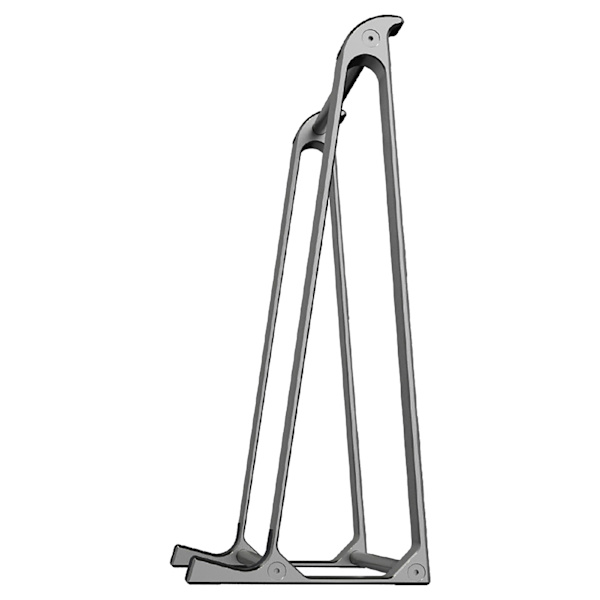 Bærbar computerstand Ergonomisk design Aluminiumlegering Skridsikker blød silikone bærbar computerholder til enhed under 17 tommer Grå fri størrelse