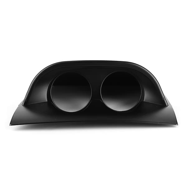 2 tommer Dash Gauge Pod Dobbelt Hul Bil Måler Montering Holder Beslag Universal Bil Tilbehør Sort