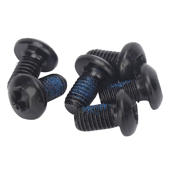 M5x10mm Mountainbike Bremse Rotor Titan Stål Skrue Cykel Universal T25 Hoved Bolte Sort