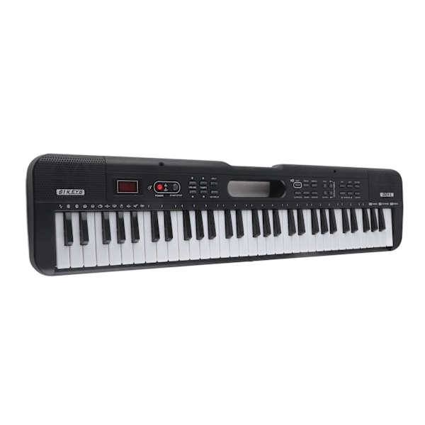 61 tangenter Keyboard Piano Multifunktionell Sustain Tremor Recording Bärbart elektroniskt piano US-kontakt