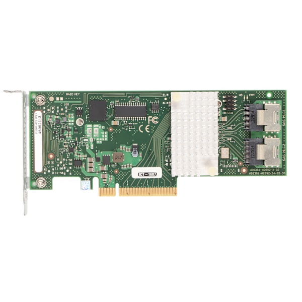 RAID Controller Card 6Gbps 2 SAS SSF 8087 PCIe Interface 0 1 10 Raid Level Smart Array Card för datordisk