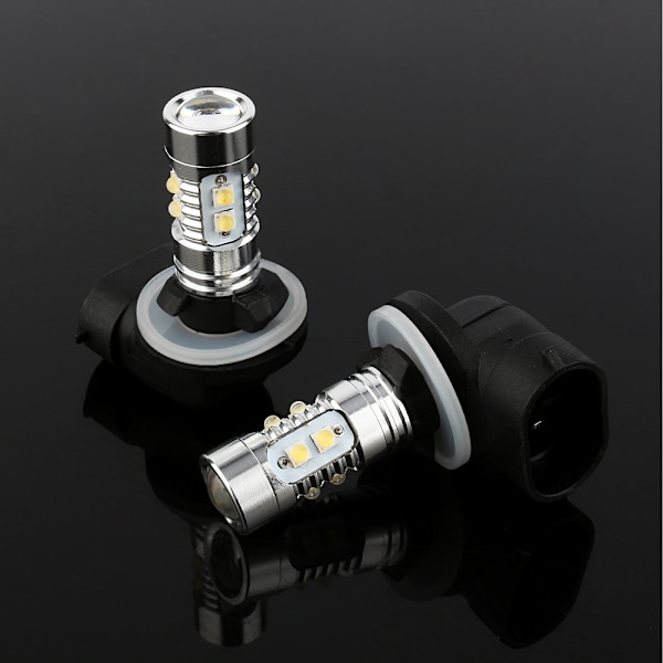 1 PARI SUMUVALO H27 881 50W LED-PÄIVÄAJOVALOT AUTOON POLTTIMOT