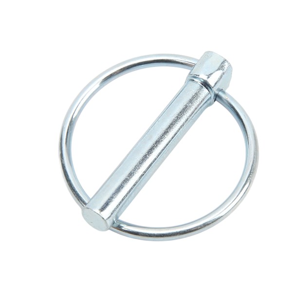 10 stk Pin Ring Clips Kulstofstål Ringformet Pin Ring Clips Klemme Kobling Låsestift til Cykel Lastbiler Bådslæb Traktorer 6mm X 45mm