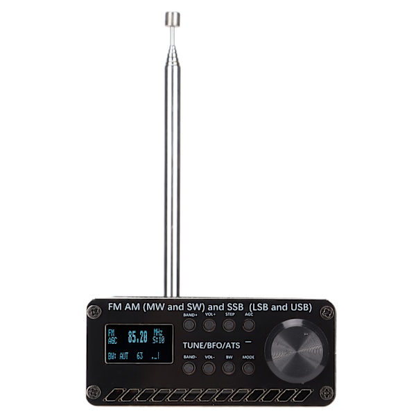 Kannettava radiovastaanotin täyskaistaskannaus FM AM (MW SW) SSB (LSB USB) Käsikäyttöinen tallennin Si4732