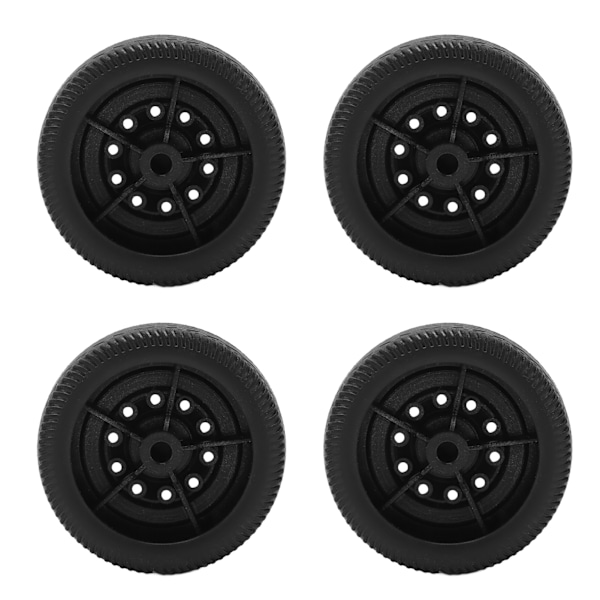 RC bilgummi dekk plastnav RC hjulfelg og dekk for WPL D12mini oppgraderingsdel