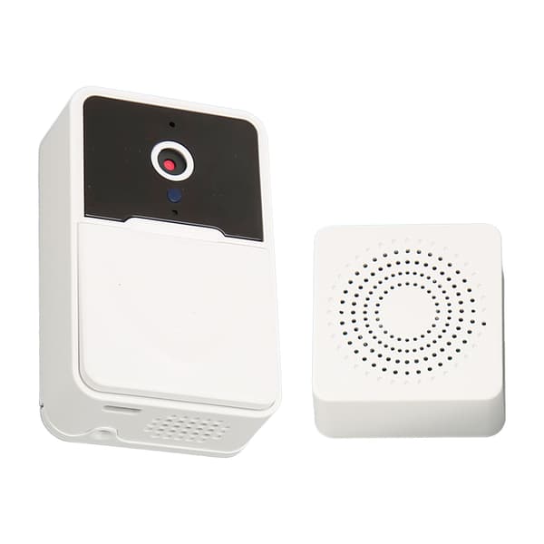 WiFi videodörrklocka Tvåvägs röströrelsedetektering Night Vision fjärrkontroll Röstintercom dörrklocka Kompatibel med hemmet