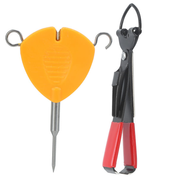 Multi Puller Verktyg Fiskelina Knotting Knotless Knot Tool med Nagelklippare fiskeredskap