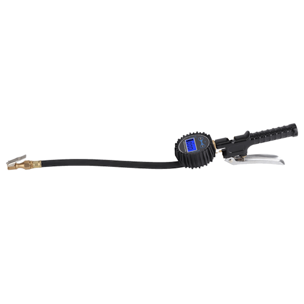 Däcktrycksmätare och luftpump 200PSI LCD Digital Display Hög Noggrannhet för Bil, Motorcykel