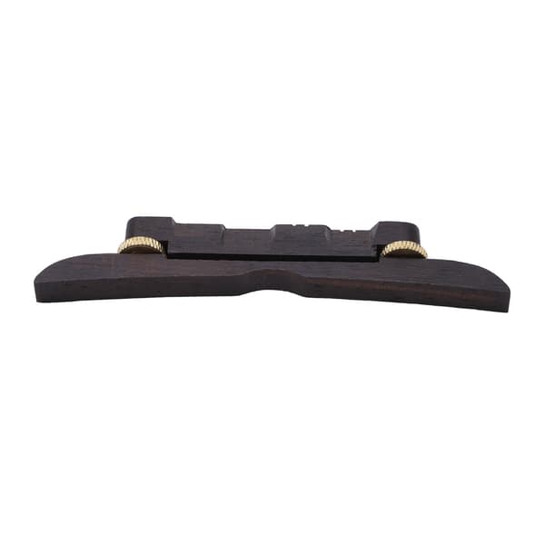 Ebony Wood Mandolin Nedre Bridge Justerbar String Bridge Strengeinstrument Tilbehør