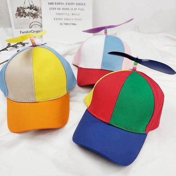 Baseballcaps for barn Avtagbar propellbaseballcaps lue
