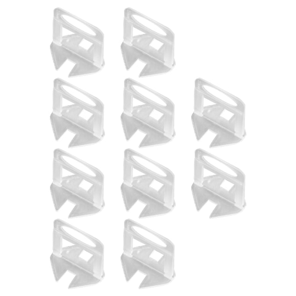 300 stk Fliseudjævner Udjævningssystem Kit Distansskiver Installationsværktøj til væg og gulv 1,0 mm Transparent base