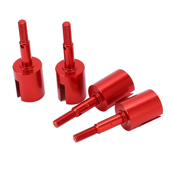 4st RC Diff Cup Differential Led Cup Aluminium Uppgraderingsdel för Tamiya TT02 1/10 RC VehicleRed