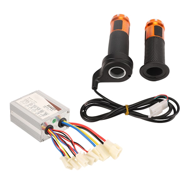36V 350W Aluminiumlegerings Børstet Hastighedsregulator og Lang Linje Throttle Twist Grip Sæt til Elcykel Trehjulede Cykler Motorcykler