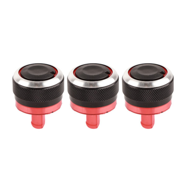 3st Bil luftkonditionering AC Fläktkontroll Switch Knop Värmeknapp Ersättning för Peugeot 206/206+/207