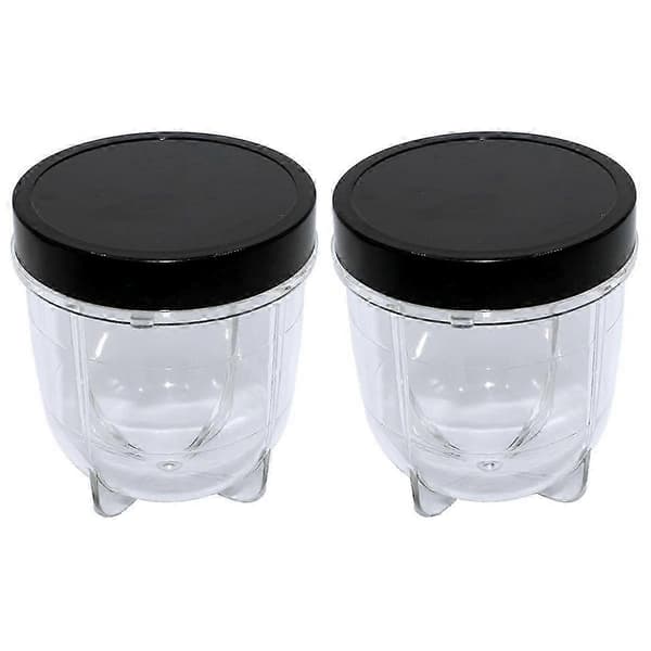 Magic Bullet Blender 12oz Kop & Låg Sæt, Reservedele til MB1001 250W Blender Kopper[NX]
