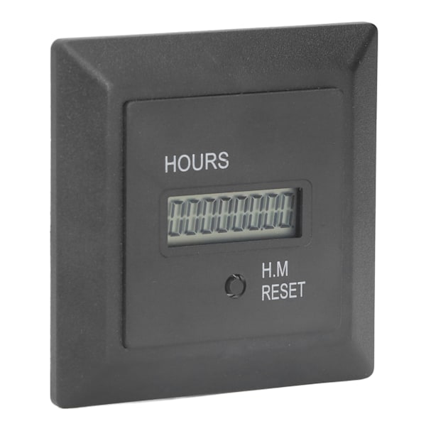 Tidsur Digital Display Timer Tidsmåler 0‑999999H 59M til industri 100‑240V AC