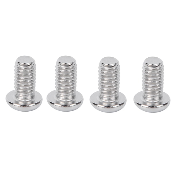 50 stk halvcirkelformede skruer i rustfritt stål med sopphode sekskantbultssett M6 (M6x12MM)