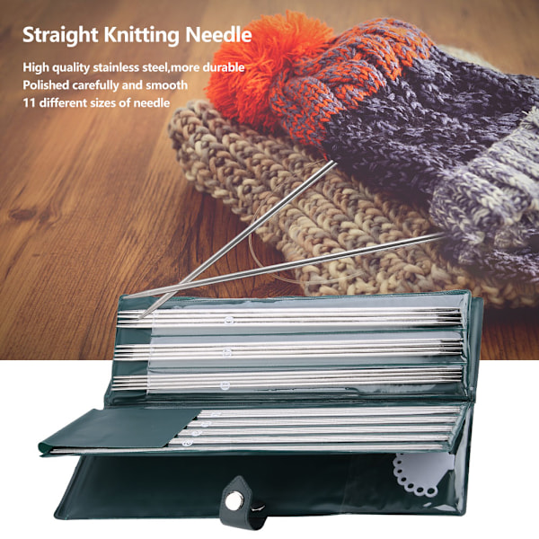 44 st 25cm/36cm Multi storlek rak sticknål Hantverkströja vävnålssats (25cm)