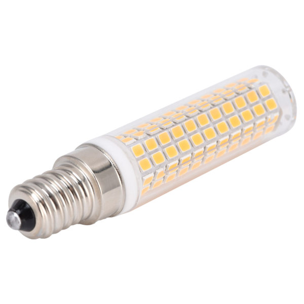 E14 LED Glødepære Majslampe 1500LM 136LED Dæmpbar Glødepære til Lysekrone Loftlys Vægslampe 110V 10W Varmt Hvid