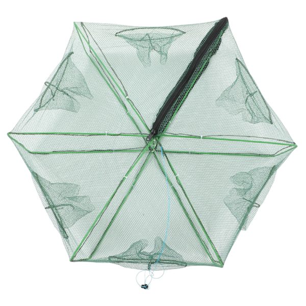 Polygon Kalastusansat Automaattinen Kalastusverkkoansat Taittuva Kannettava Rapukori 70x27cm
