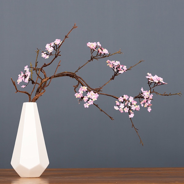 2 stk kunstige blomster Realistiske DIY-dekorasjon Kunstige blomster
