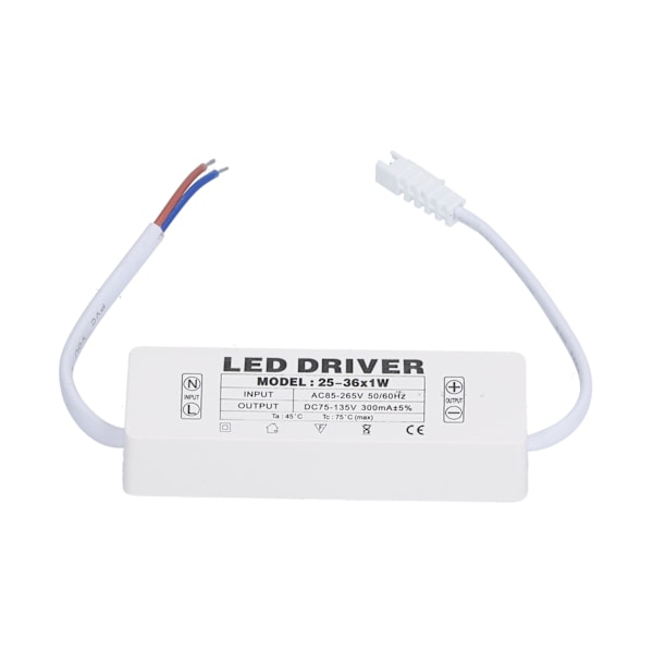 LED Driver Skyddsfunktion Bra värmeavledning Liten storlek Bekväm användning DIY Power Drive Connector för hushåll