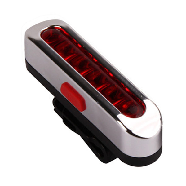 USB-oppladbart LED-baklys for sykkel, sykkelbaklys, sykkellys for nattkjøring, rød