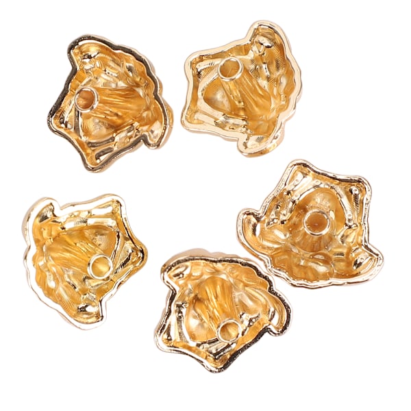 50 set Nit Stud Legering Dekornit för armband Väskor Kläder DIY Läder CraftGold