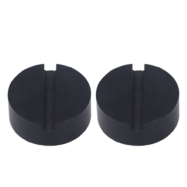 2st Gummi Jack Pad slitsad Adapter Universal för fordonslyftaxelstativ Bil SUV