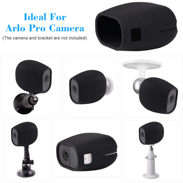 1 pakke erstatnings silikoneskind til Arlo Pro-kameraer Vejrbestandig UV-resistent sikkerhedsetui, model: 1