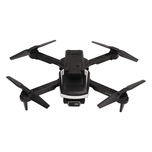 Hopfällbar drönare med 4K enkelkamera WiFi LED-ljus 50x Zoom One Key Take Off 4K Intelligent Obstacle Avoidance RC Quadcopter Svart