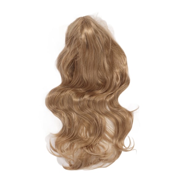 Long Blond Wave Wig Fashion Vacker mjuk Lättskött lockig peruk för kvinnor Daglig festanvändning