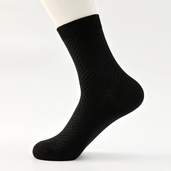 Bamboo Socks 10 Pairs (Black) Black