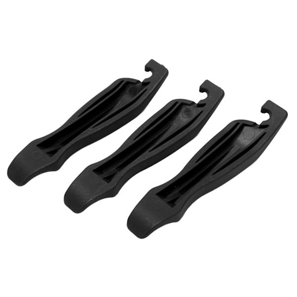 3 stk. Cykel Dæk Afbryderstang Nylon Dæk Løftestang Anti Slip Høj Hårdhed Cykel Dæk Løftestang Reparationsværktøj Sort