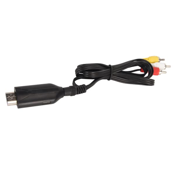 【NX】HD Multimedia Interface till RCA-omvandlare stöder 4K 30hz HD Multimedia Interface till äldre TV-adapter för bildskärmsprojektor