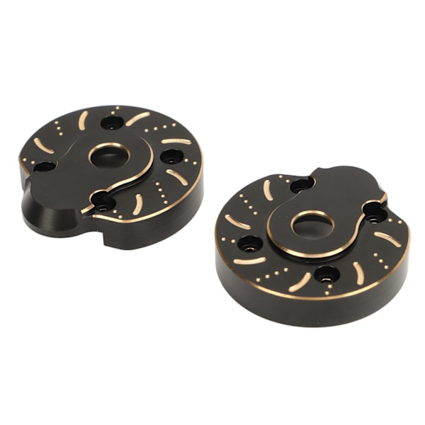 2 kpl Ulkoinen Portaali Ajoaseman Kotelo RC Messinki Painava Peitelevy Axial Capra SCX10 III AR45P 1/10 Etu Taka-akselille