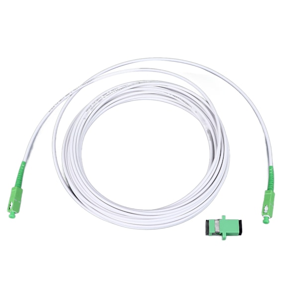 Optisk modemforlengningskabelsett Armored Single Mode SC Patch-kabel med flenskontakt for FTTH FTTB FTTP SC APC 10m / 32.8ft