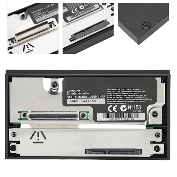 SCPH‑10350 Portabel Sata Nettverksadapter for PS2 Fat Spillkonsoll SATA Socket HDD