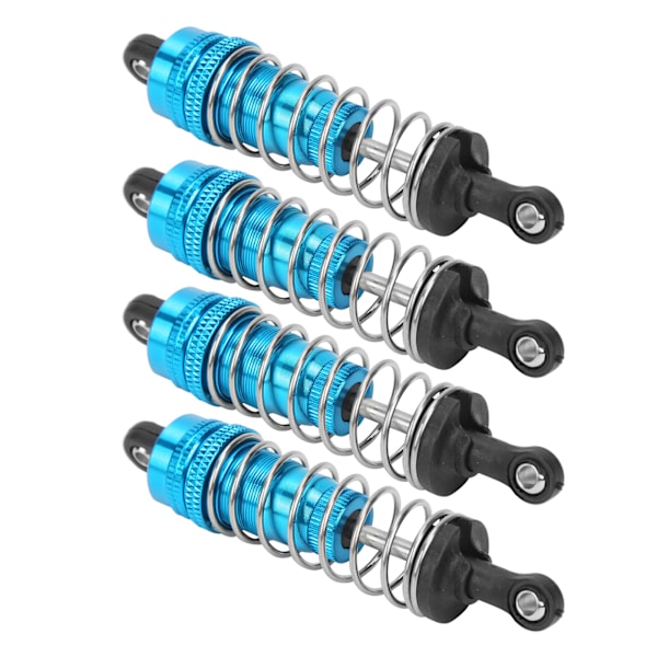 4st RC metallstötdämparsats för MN86 MN86S MN86K MN86KS 1/12 RC CrawlersBlue