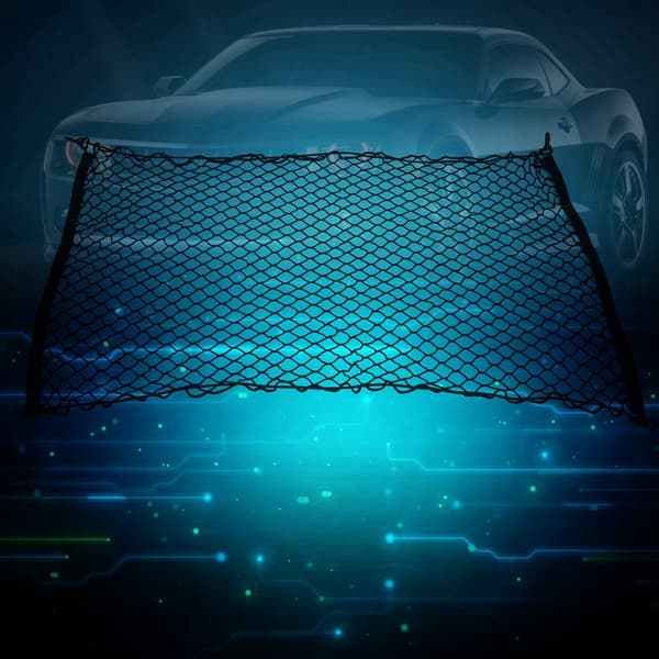 【NX】70*120cm Bil Baklucka Bagage Last Organizer Elastiskt Nät Mesh Hållare Universal