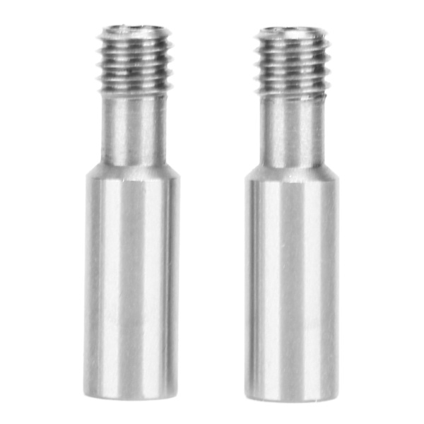2 stk Heatbreak Tube 303 Rustfrit Stål Matarrør Hals 3D-printer Dele CNC Finish