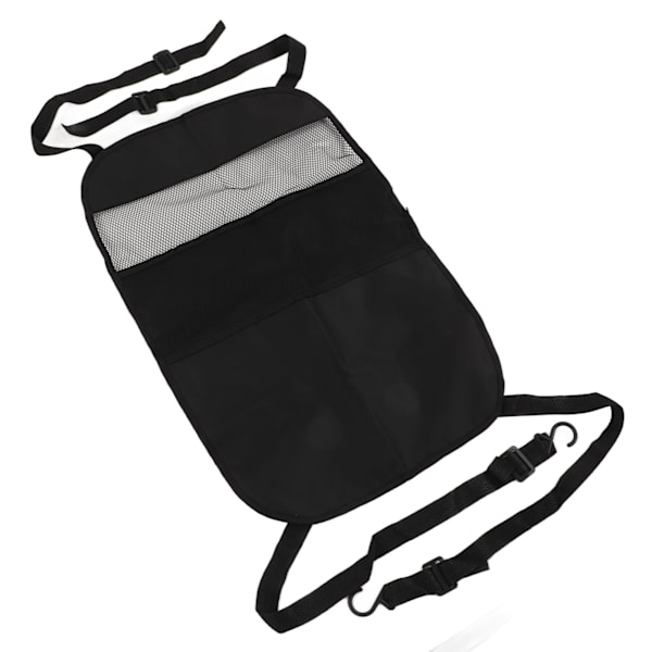 Bilnätficka Oxfordduk 59x39cm Svart Universal Ryggstöd Mesh Organizer för bilar