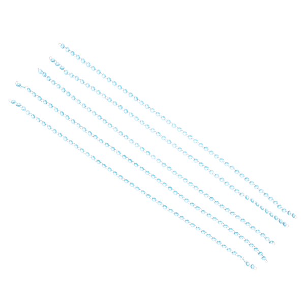 5 stk Akryl krystallgardin Sterk tilkobling Elegant multifunksjonell krystallperlegardin for bryllupslysekroner blå
