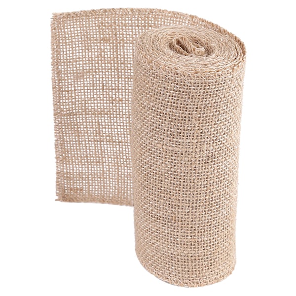 Jute-kangas joulukoristeiden valmistukseen (leveys: 15 cm)