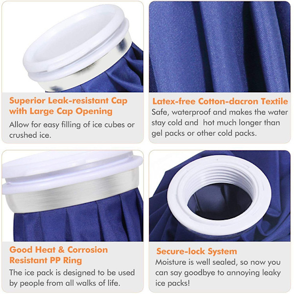 1 kpl jääpussi siteellä leveä kääre polvelle Ice Pack Wrap Protector Kehon terveydenhuolto