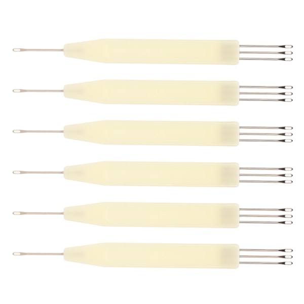 6 st Transfernålar 3.6mm Pitch 1X3 Fint Hantverk Stickmaskin Transfernål Sticktillbehör