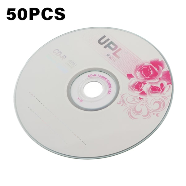 CD-R Blanke plater 52X 730MB skrivbar plate Blanke CD-plater for lagring av digitale bilder Musikkdata