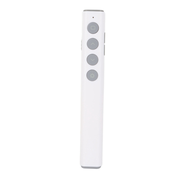 Esitys Clicker 98,4ft ohjausaluetta RF 2,4GHz Plug and Play langaton esityskaukosäädin Keynote PPT White