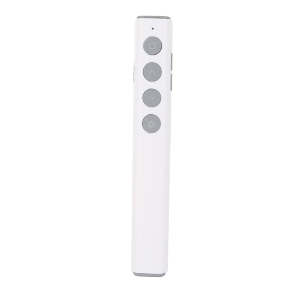 Presentation Clicker 98,4ft kontrollområde RF 2,4GHz Plug and Play trådlös presentationsfjärrkontroll för Keynote för PPT White